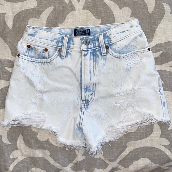 Distressed Denim Shorts - Picture 1 of 7
